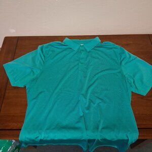 Cutter & Buck Golf Shirt, Green, XL